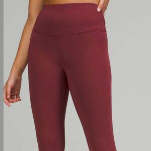 Lululemon Wunder Train High Rise Tight in Mulled Wine sz 4